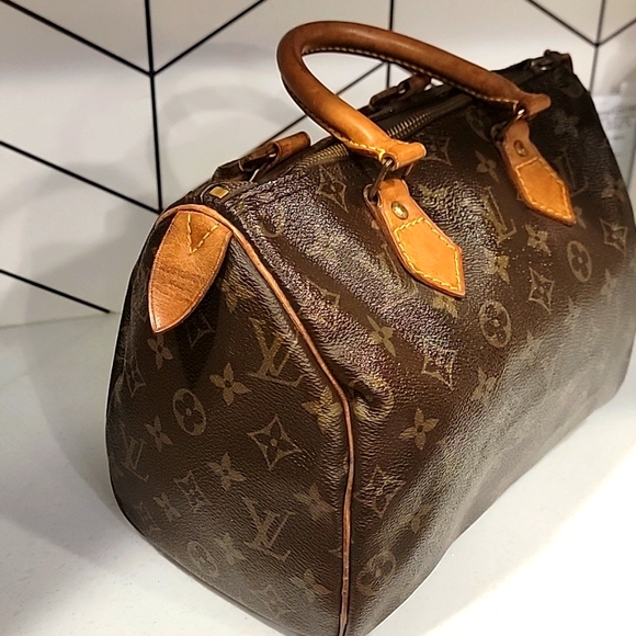 25 SPEEDY Louis Vuitton Monogram 1992 - Picture 12 of 12